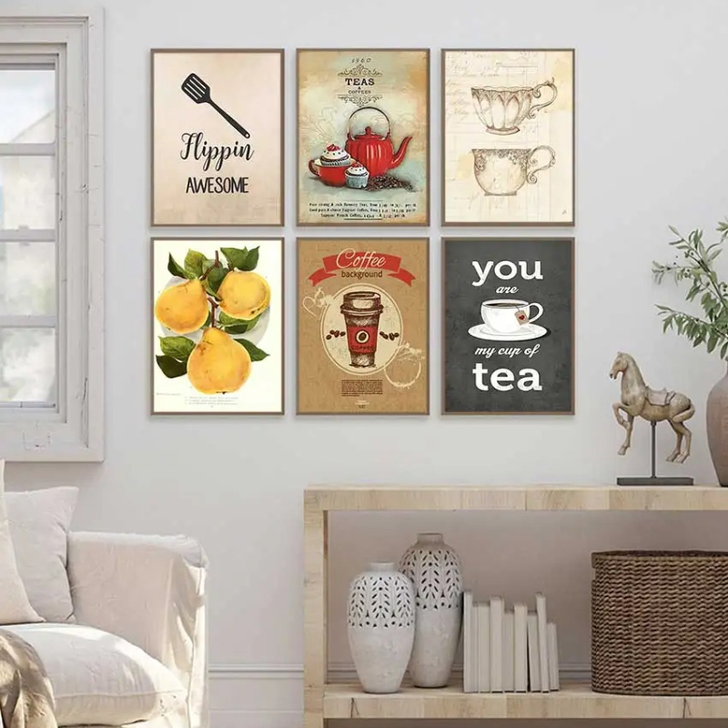 Coffee Tea Hot - Vintage hete koffie theetijd eten cupcake