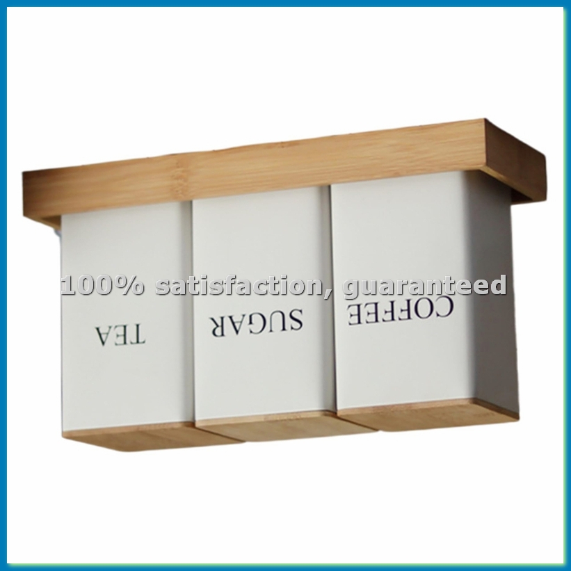 Coffee Tea Canister Set - 3-delige set thee-, koffie- en suikerbusjes