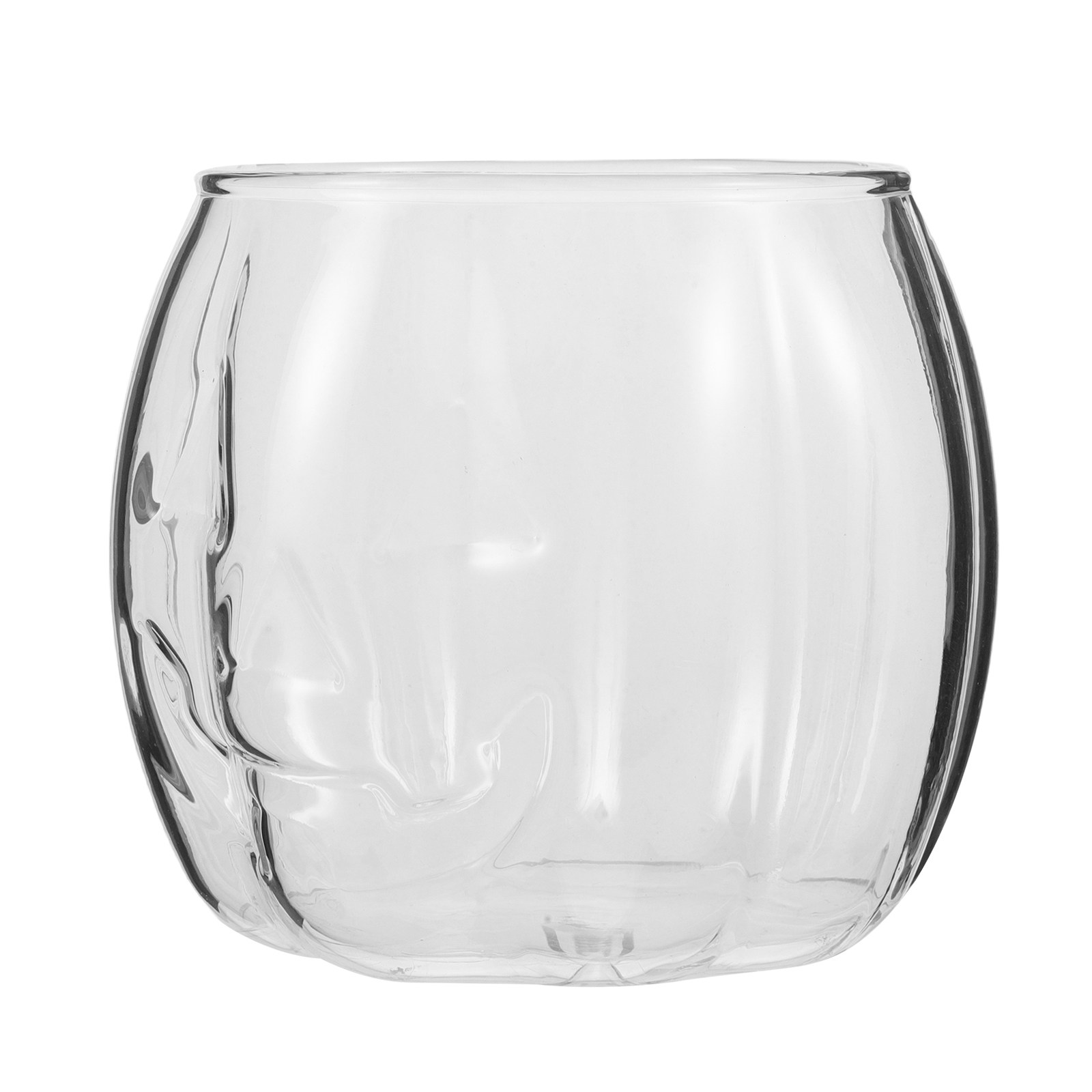 Coffee Tea Festival - Pompoen Koffiemok Hoog Borosilicaatglas Enkellaags Transparant