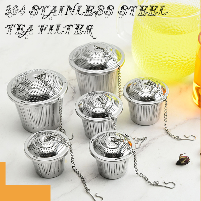 Tea Strainer Mesh - 304 roestvrij staal theefilter fijnmazig draaibaar