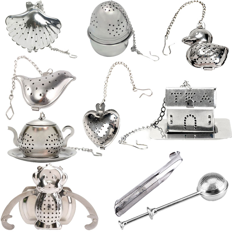 Coffee Tea Infuser - Thee Striner Zetgroep Roestvrij Staal Teasoon