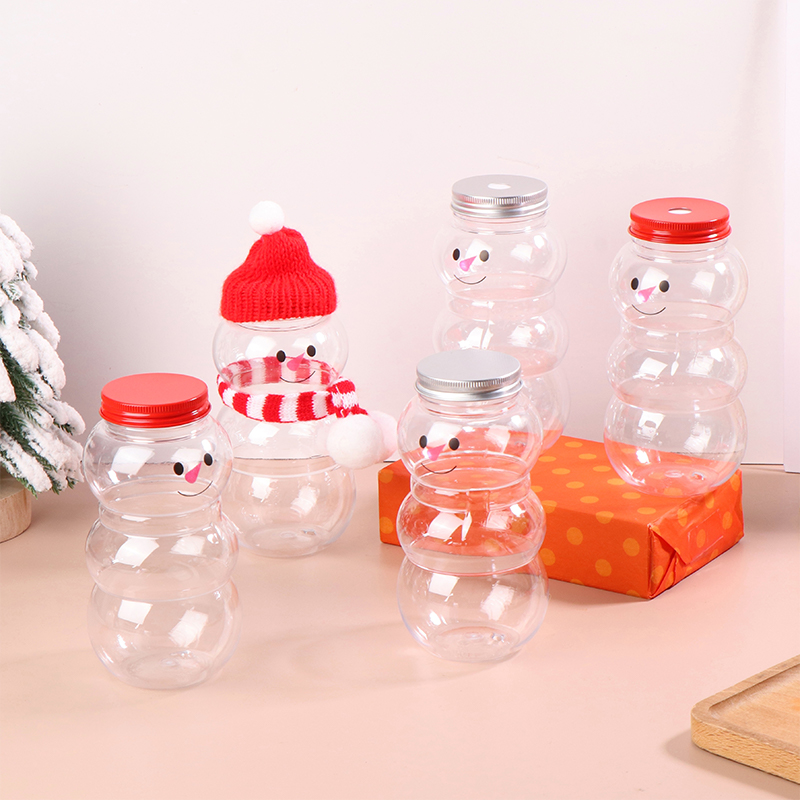 Coffee Tea Or - Sneeuwpop-waterflessen van 500 ml met kerstthema;