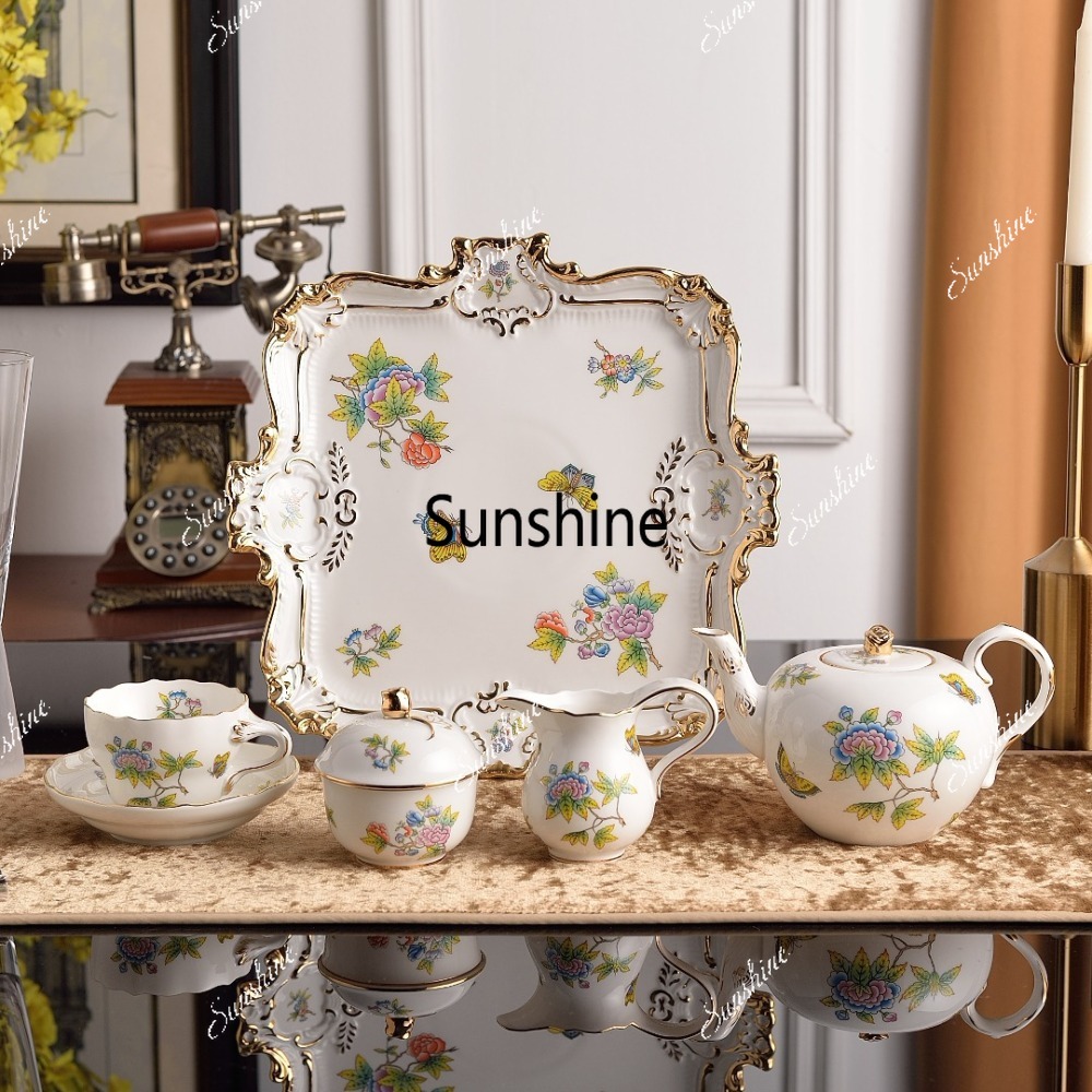 Coffee Tea Garden - Hongaarse Bloementuin Afternoon Tea Set met