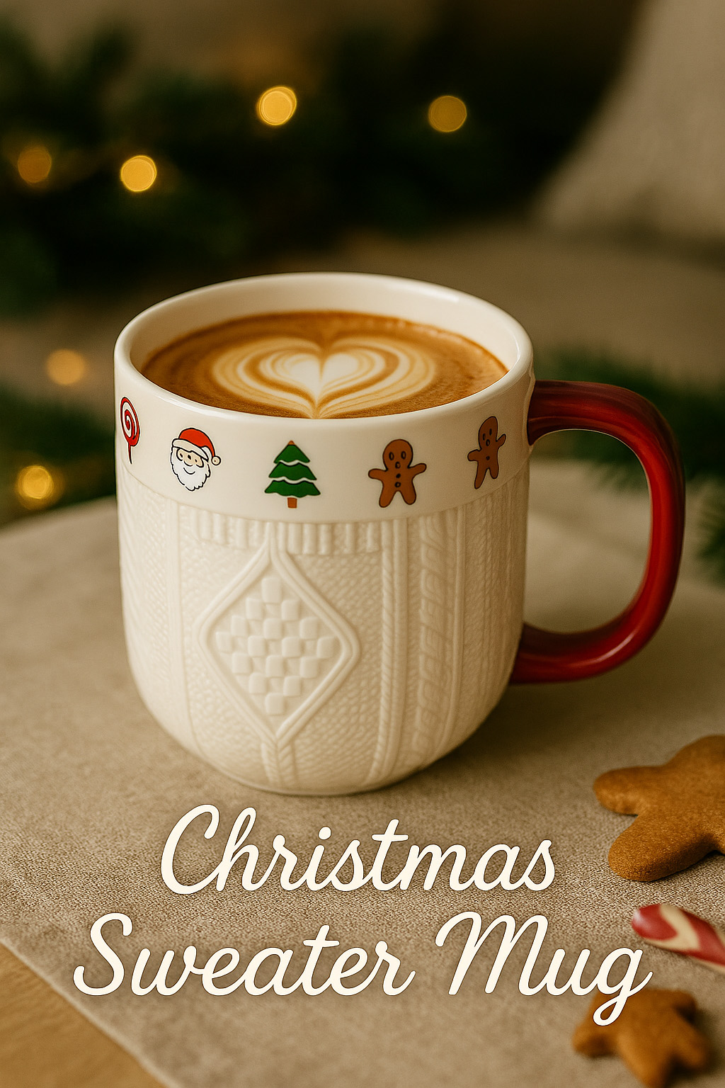 Coffee Tea Festival - 380 ml kersttrui keramische mok met