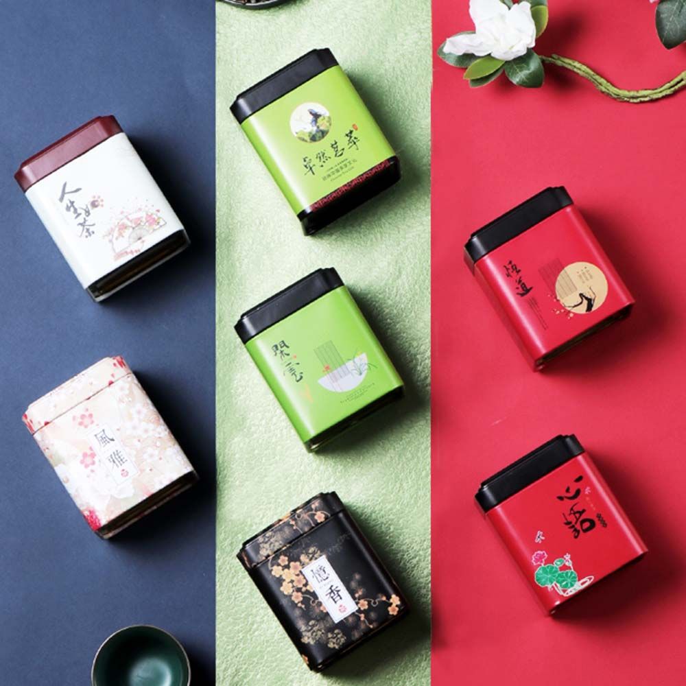 Coffee Tea Canister Set - Mini kleine keukenopbergdoos met deksel voor