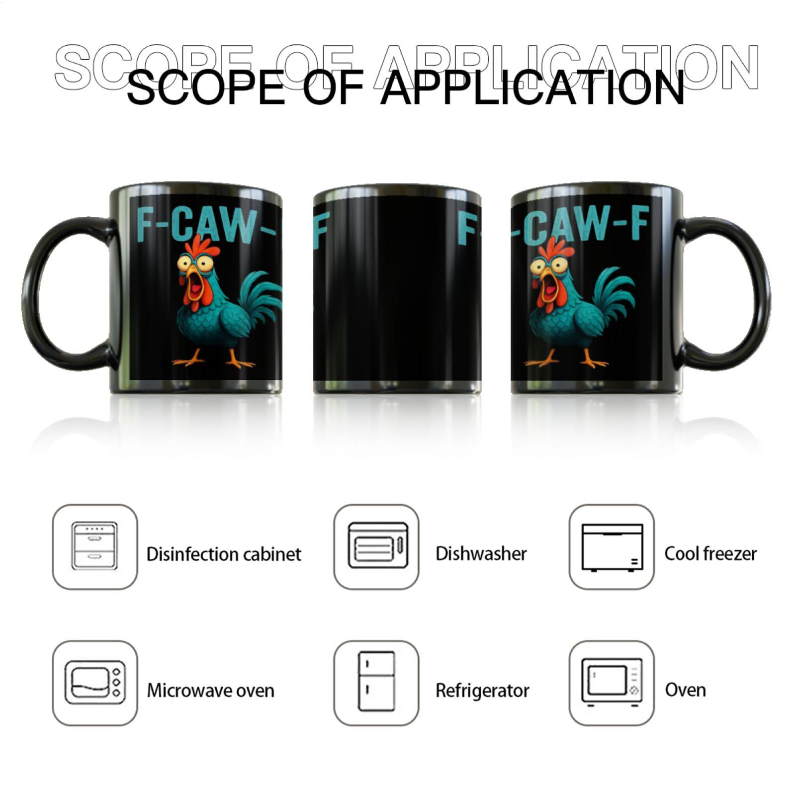 Coffee Tea And Cocoa - Haan Koffiemok 12oz Grappige Haan Keramische