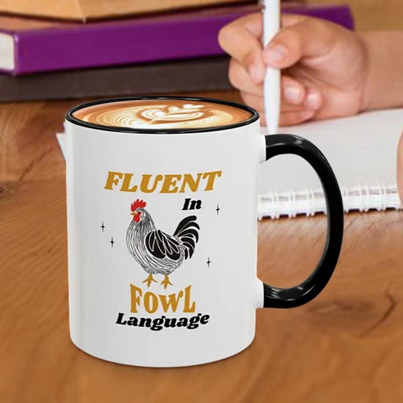 Keramische Koffiemok Kippenpri - Coffee Tea And Cocoa recensie en prijs