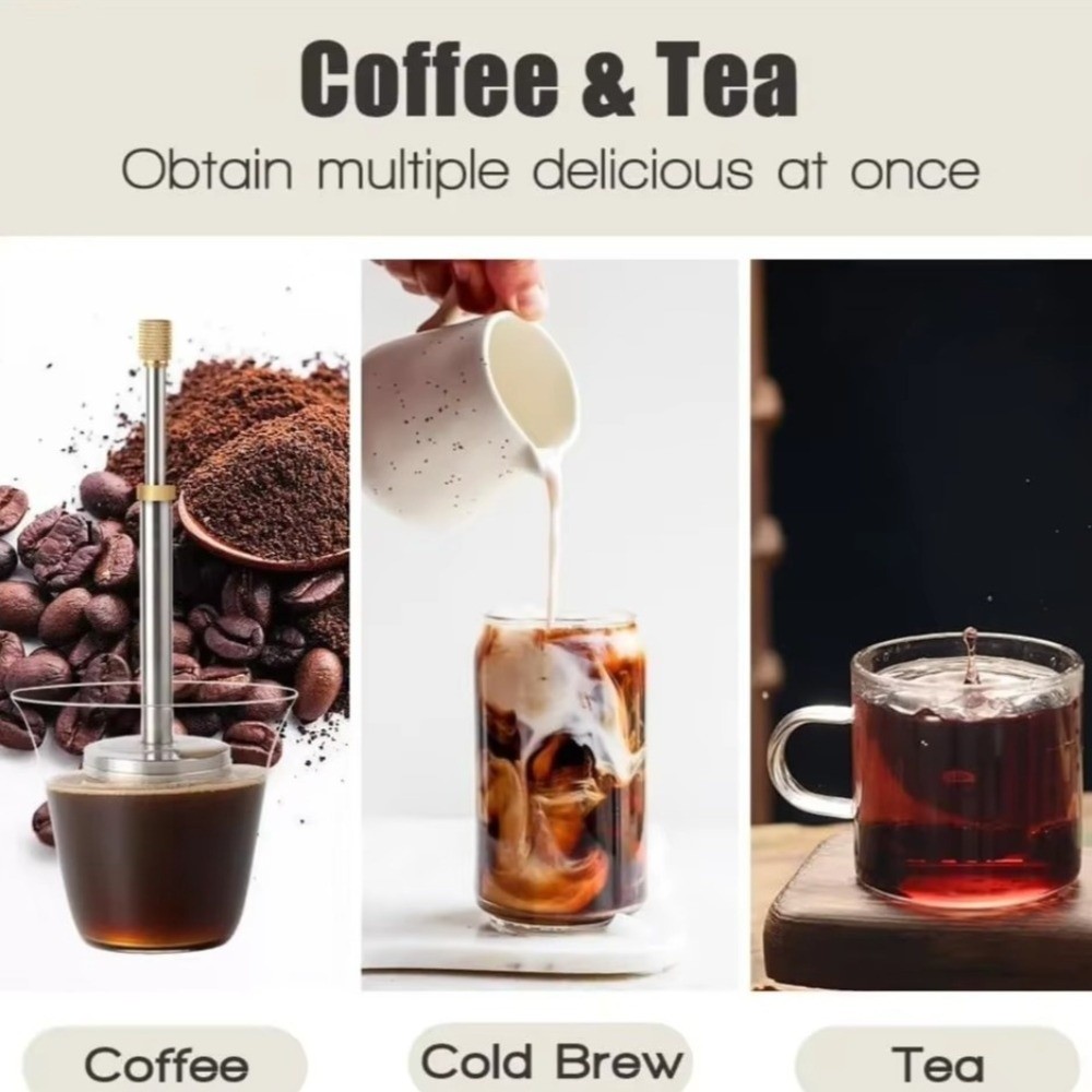 Press-thee- en koffie-infuser  - Coffee Tea Infuser recensie en prijs
