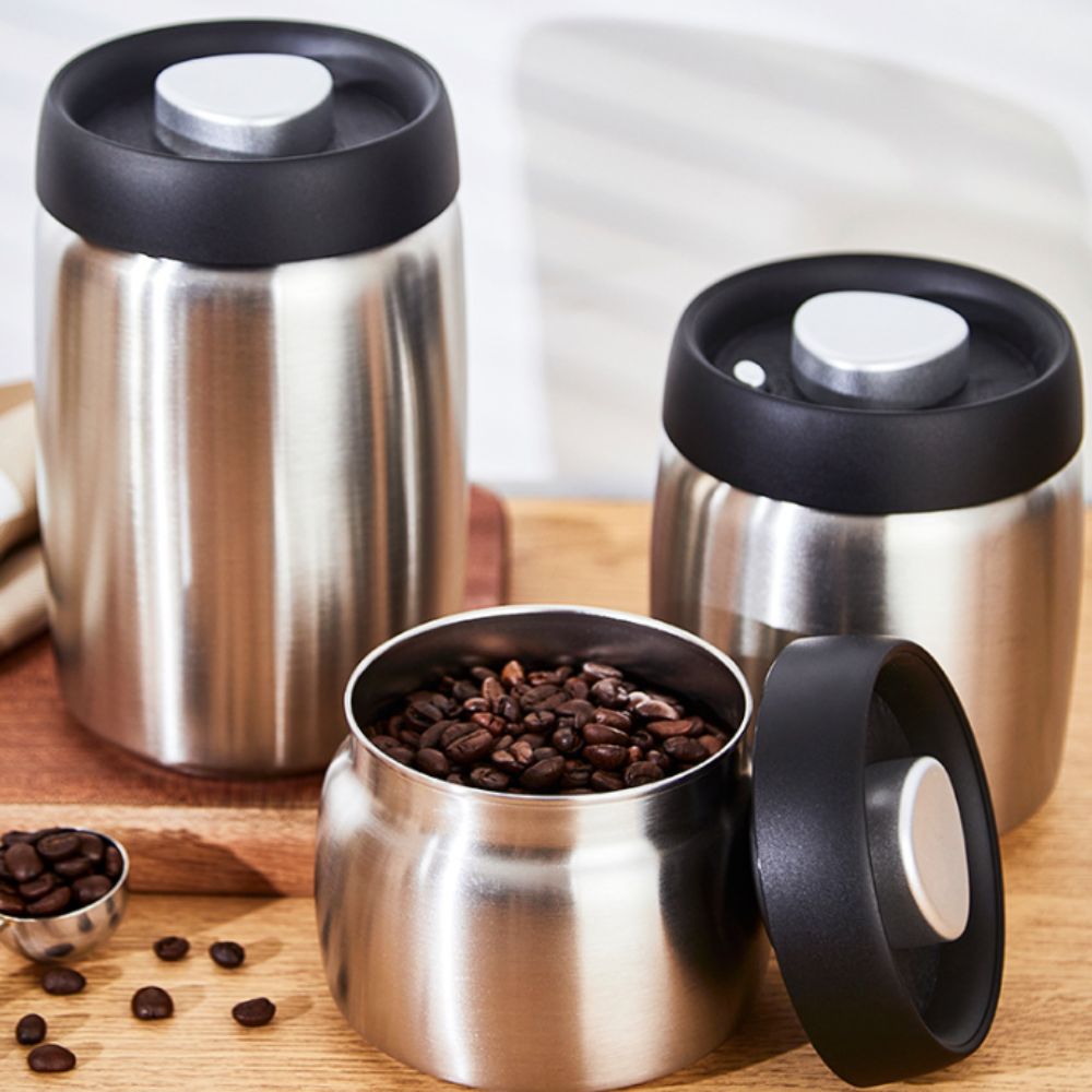 304 roestvrijstalen koffiebone - Coffee Tea Canister Set recensie en prijs