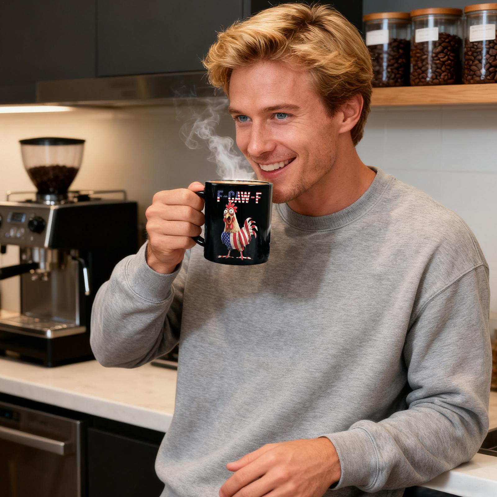 Grappige Kip Mok 12 Oz Amerika - Coffee Tea And Cocoa recensie en prijs