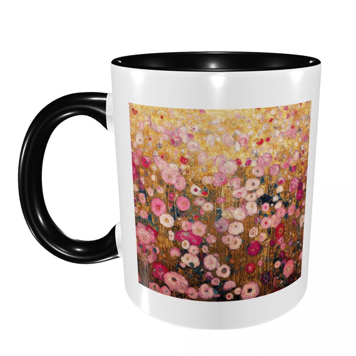 Gustav Klimt Roze Bloementuin  - Coffee Tea Garden recensie en prijs
