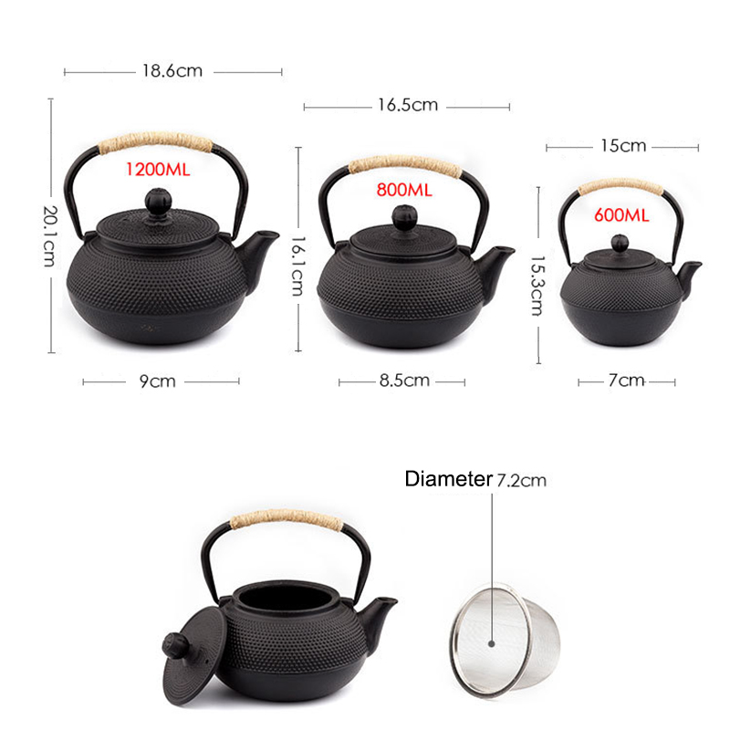UPORS Japanse ijzeren theepot  - Cast Iron Teapot recensie en prijs