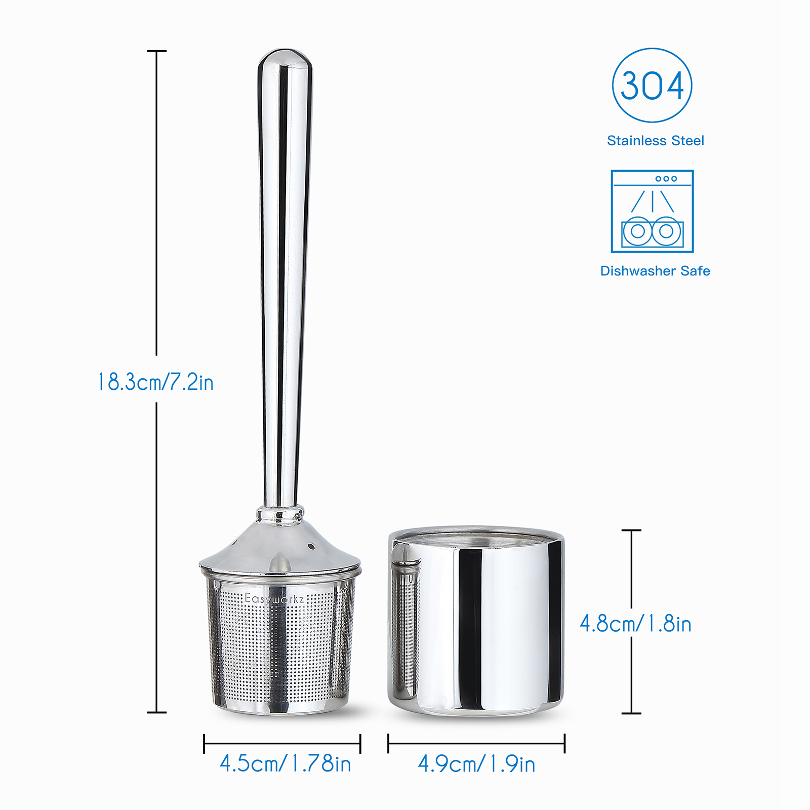 Easyworkz roestvrijstalen thee - Tea Strainer Mesh recensie en prijs