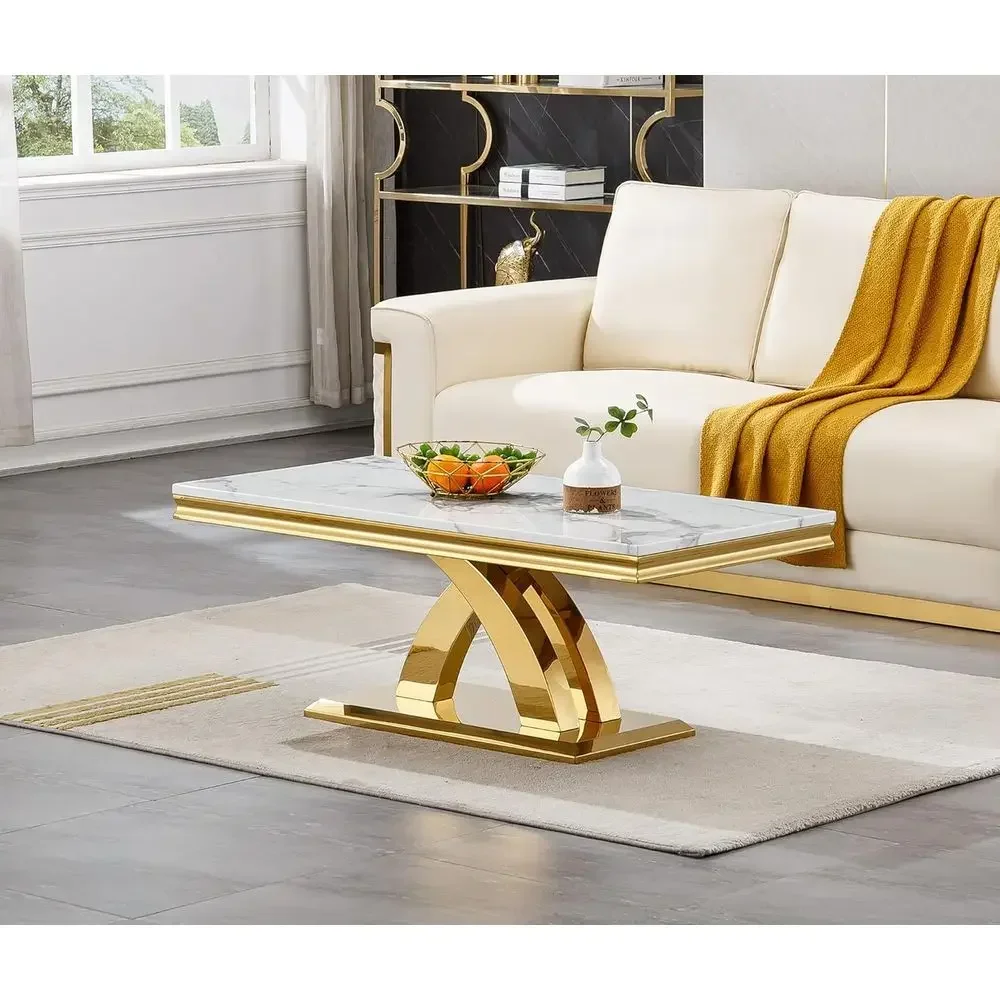 Luxe witte marmeren salontafel - Coffee Tea Or recensie en prijs