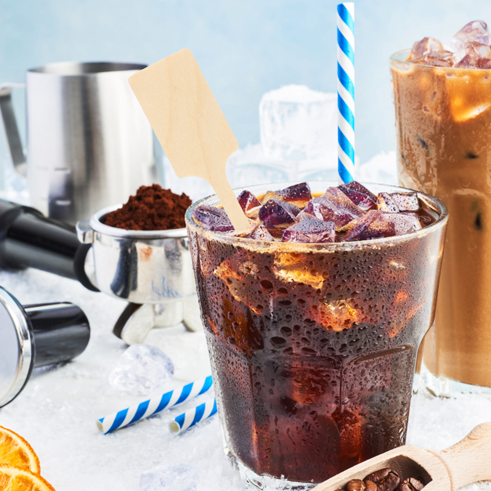 100 stuks houten koffieroersto - Coffee Tea Hot recensie en prijs
