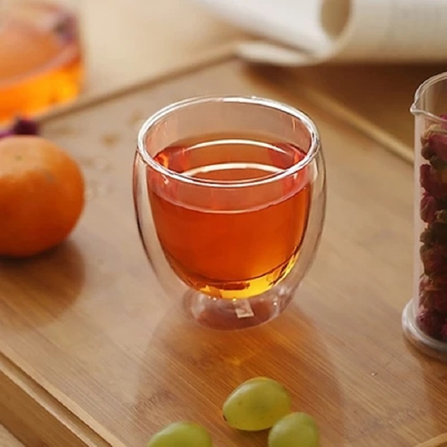 Dubbelwandige glazen koffiemok - Coffee Tea And Cocoa recensie en prijs
