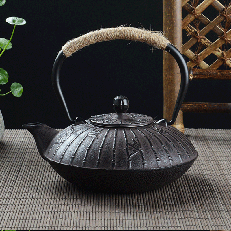 Retro 900ml gietijzeren theepo - Cast Iron Teapot recensie en prijs