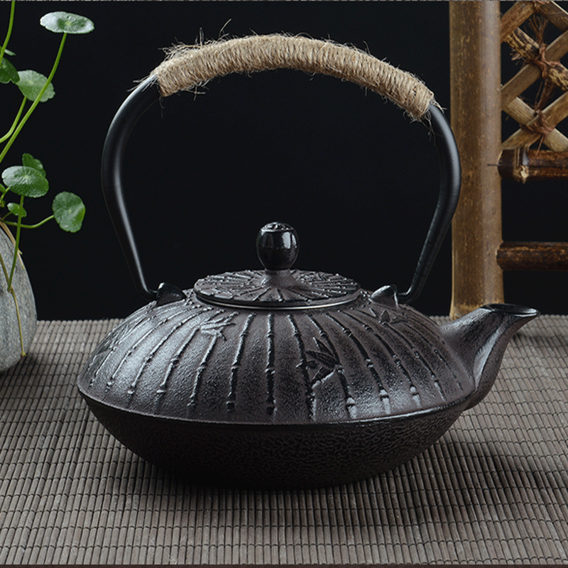 Retro 900ml gietijzeren theepo - Cast Iron Teapot recensie en prijs