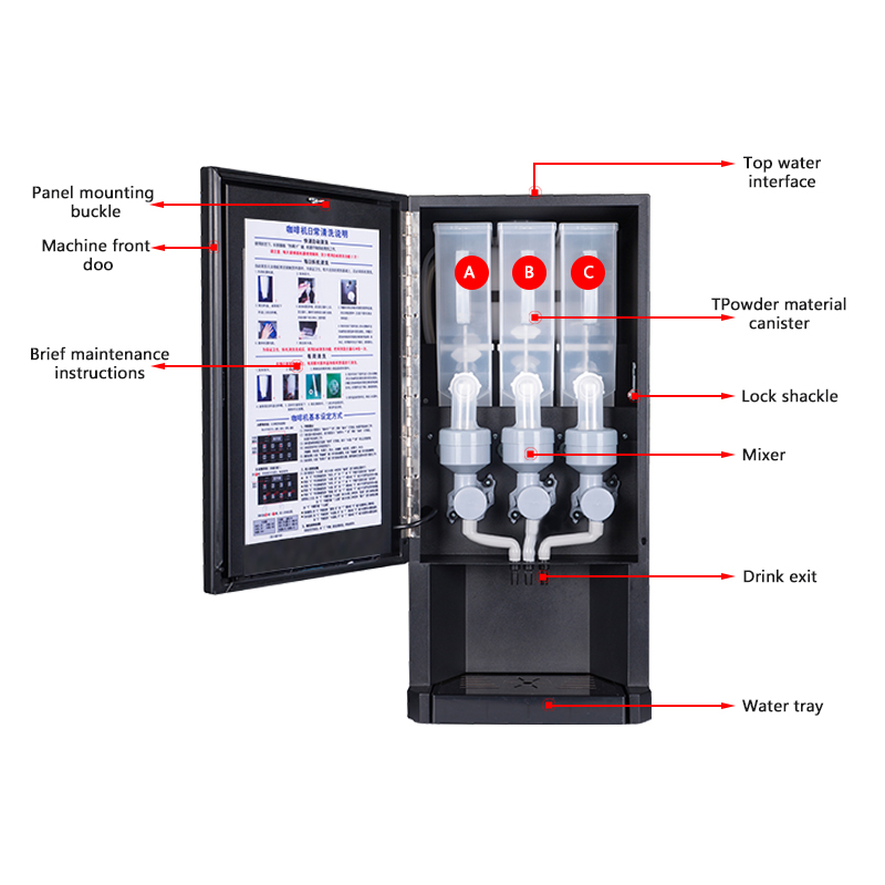 E-30S Hot sale Drie soorten dr - Coffee Tea Hot recensie en prijs