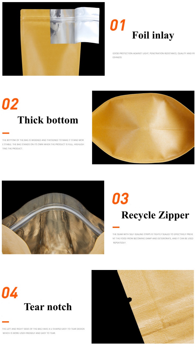 100 STUKS Stand-up Kraftpapier - Coffee Tea And Cocoa recensie en prijs