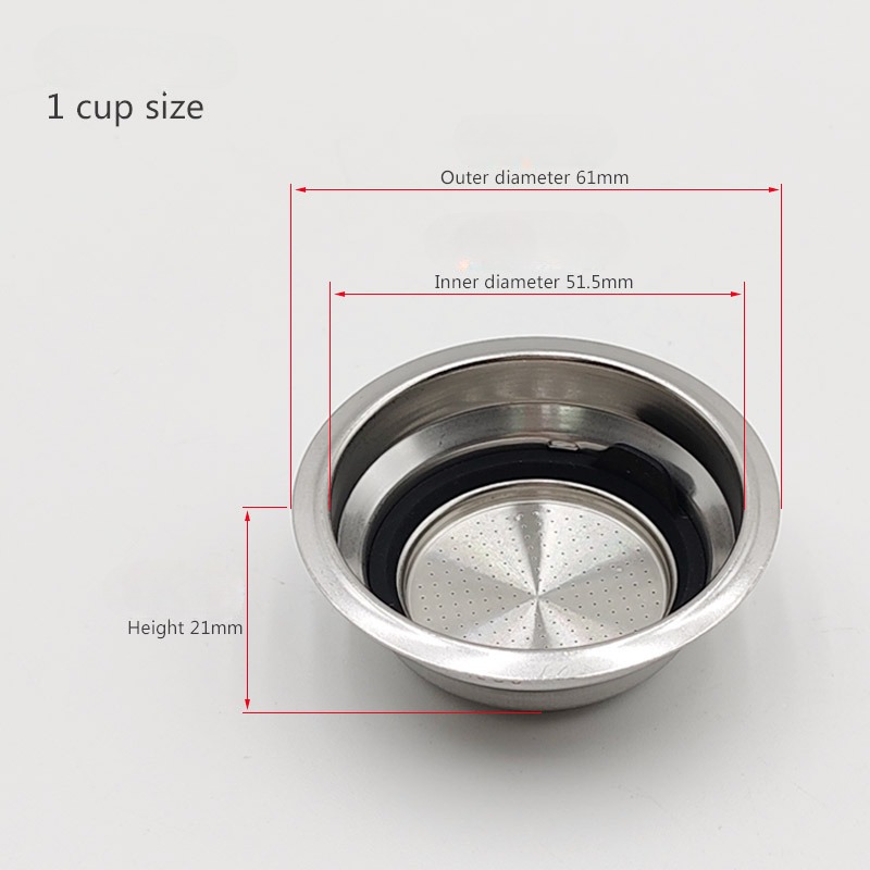 51 mm poreus filter onder druk - Coffee And Tea Filter recensie en prijs