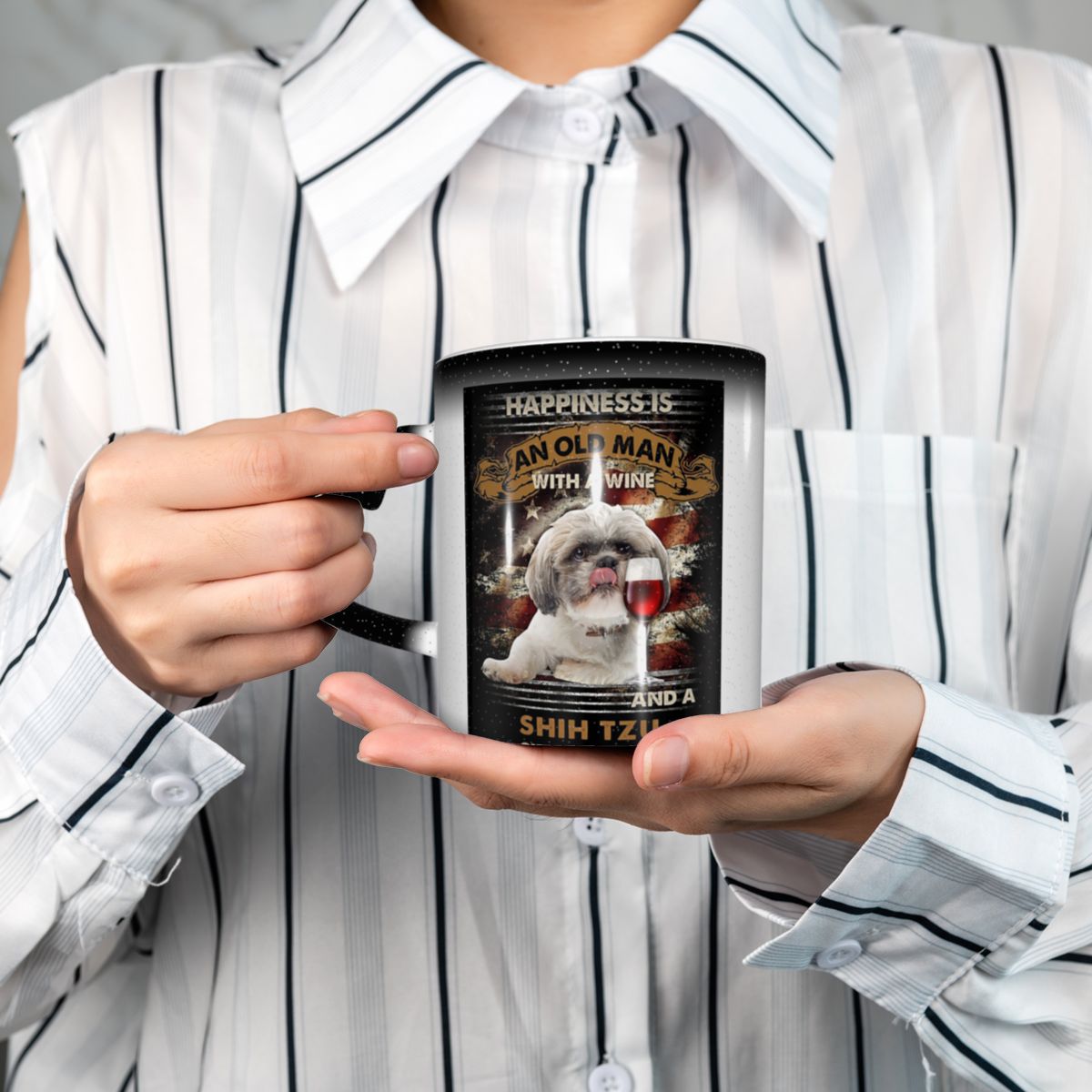 Geluk is een oude man met een  - Coffee Tea Near recensie en prijs