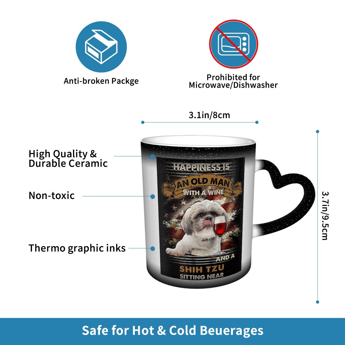 Geluk is een oude man met een  - Coffee Tea Near recensie en prijs
