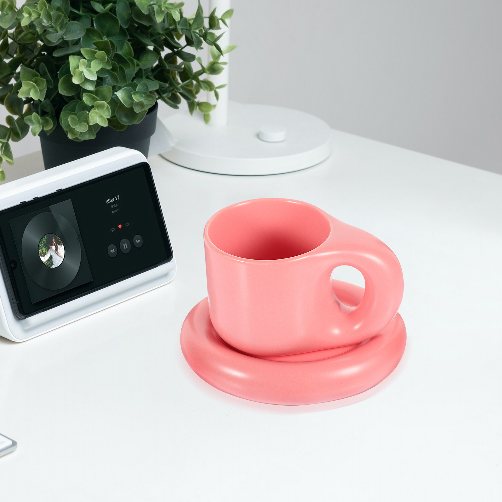 Keramisch koffiekopjesset met  - Coffee Tea Hot recensie en prijs