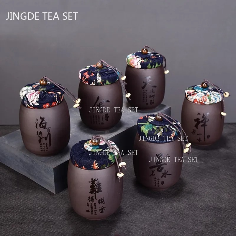 Chinese Paars Zand Kleine Thee - Coffee Tea Canister Set recensie en prijs