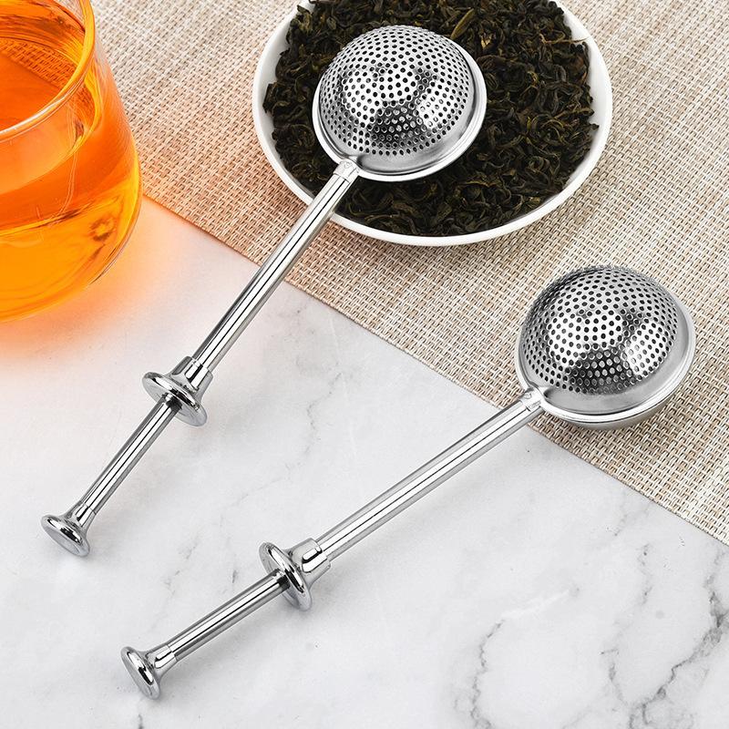 Thee-ei met lange steel van ro - Tea Strainer Mesh recensie en prijs
