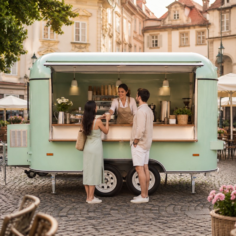 Voedselkar, commerciële verkoo - Coffee Tea Hot recensie en prijs